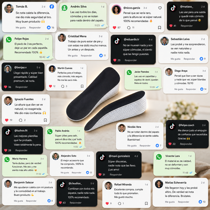 HighPads 2.0™ - La altura se nota. Las plantillas no.